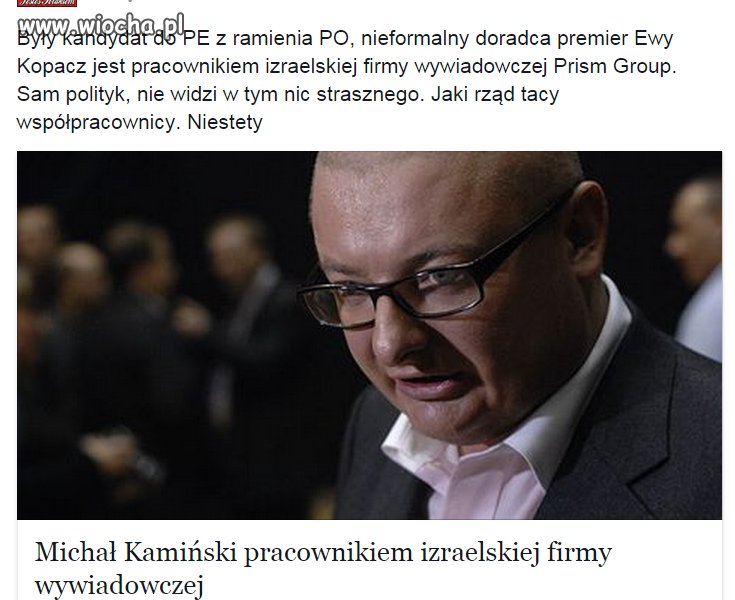 Zawsze wiedziałem że on chce być tylko Członkiem