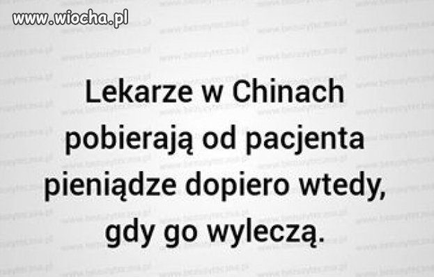 Taka służba zdrowia by się u nas przydała