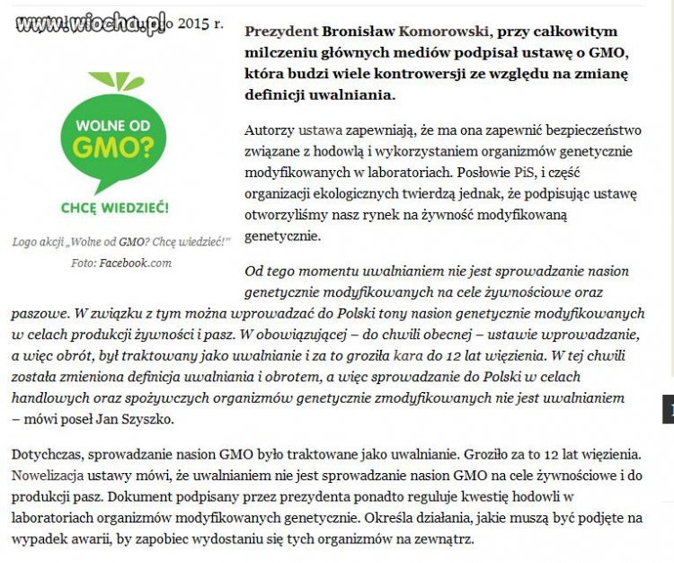 Jestem na nie, ale nikt mnie o zdanie nie pytał