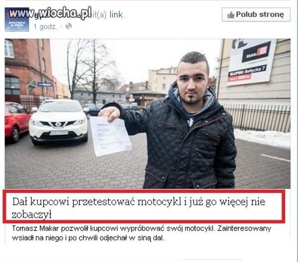 A oto kandydat na...