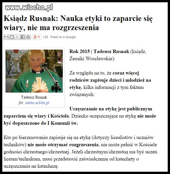 Czyż nie jest to zastraszanie rodziców