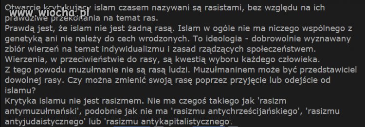 Krytykujący islam
