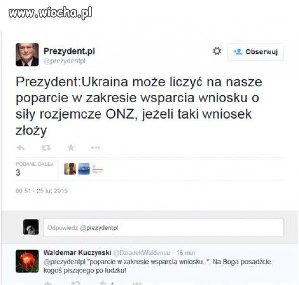 "Poparcie w zakresie wsparcia"
