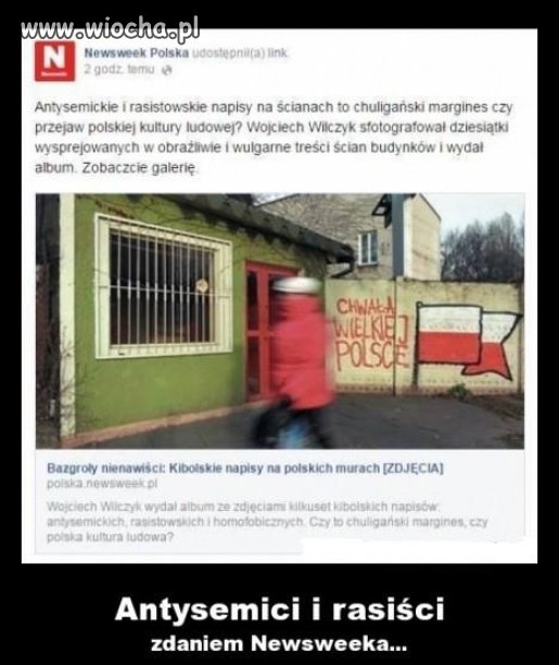 Obraźliwe, wulgarne, antysemickie, rasistowskie