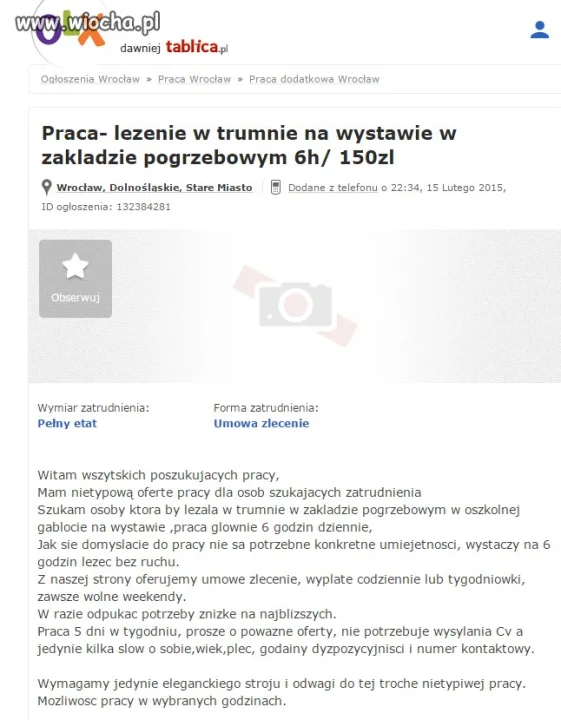 Jest praca!