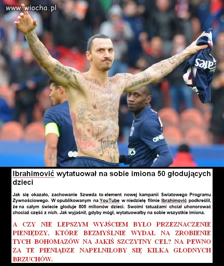 Wzruszający gest Zlatana! Pomógł tak wielu osobom!