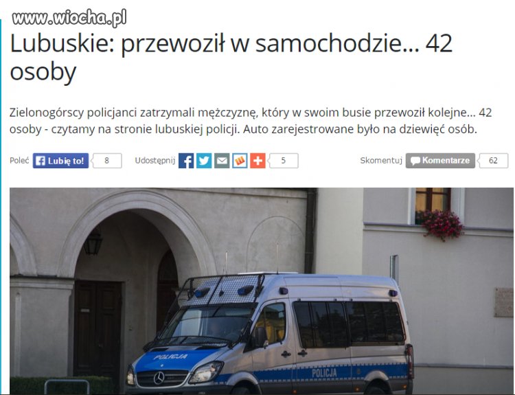 42 Rumunów plus  kierowca