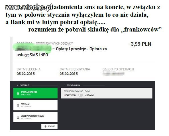 GETIN ZBIERA NA FRANKOWCÓW