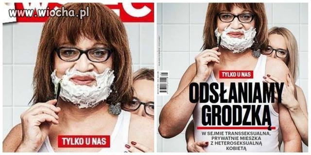 P.Grodzka i jej makijaż