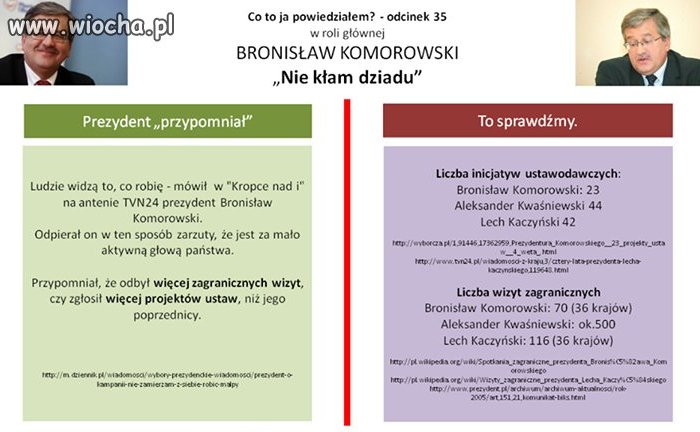Już wiecie dlaczego unika debaty? 