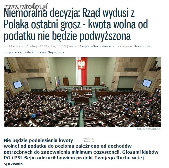 Model Państwa Pasożytniczego 