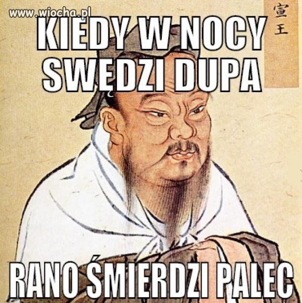 Stare, Chińskie przysłowie