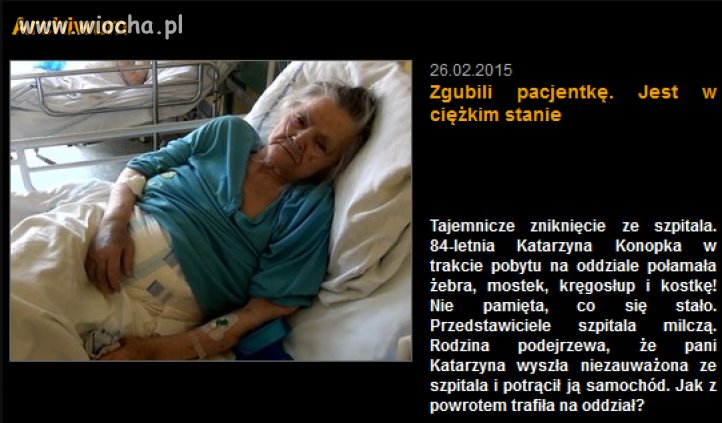 Szpital umywa ręce