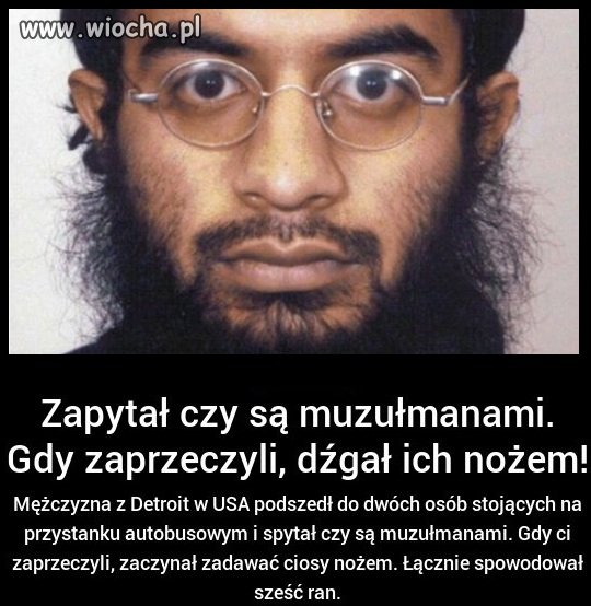 Dźgał nożem