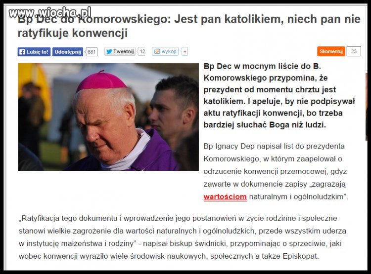 No to ma Bronek zagwozdkę czy ma słuchać Boga czy 
