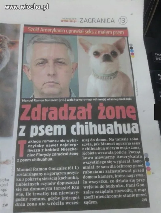 Zdradzał żone 
