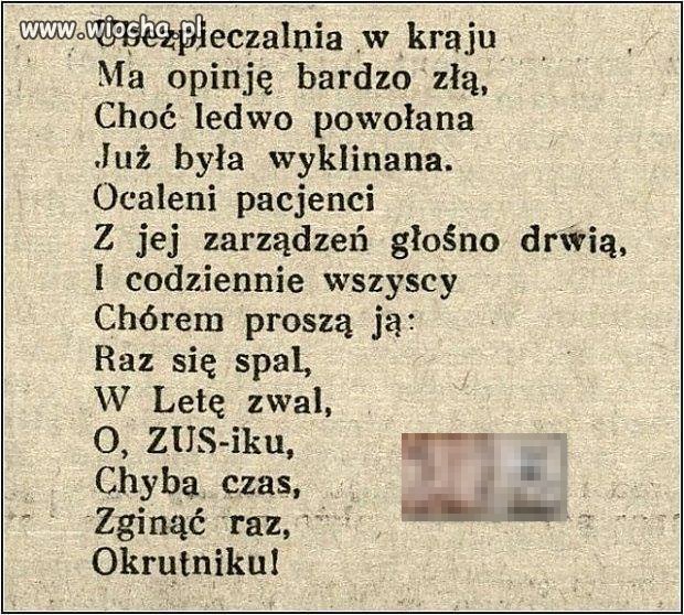 ZUS, jak widać