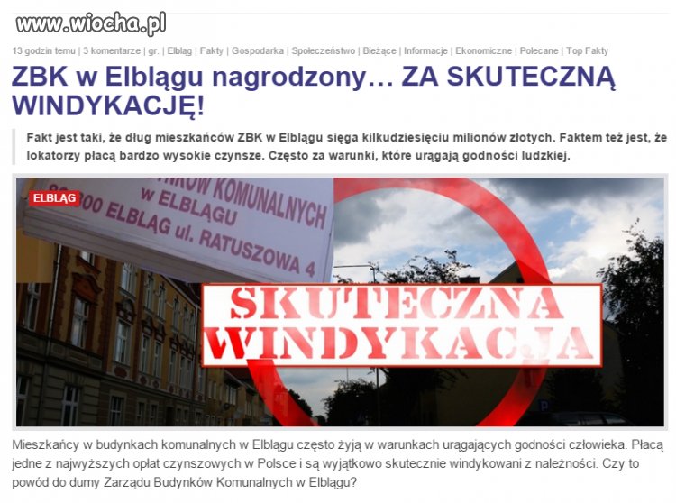 Powód do dumy. Najwiekszy syf, najdrożej ...