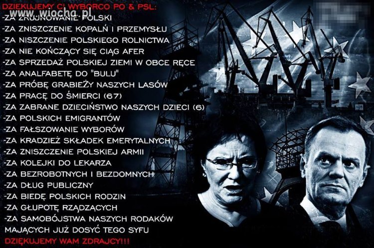 Ktoś jeszcze chętny na rządy PO-PSL?