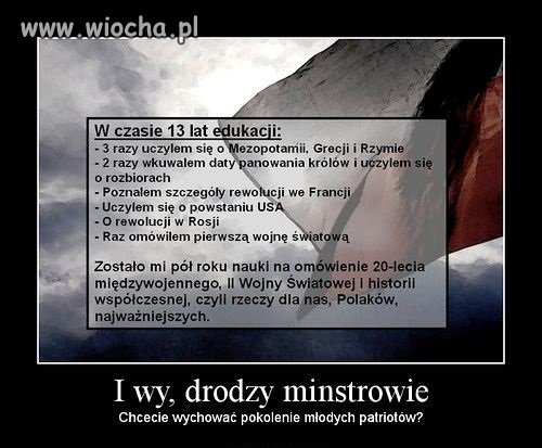 Drodzy ministrowie