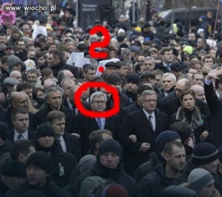 Czarnecki robi za pierwszą damę... 