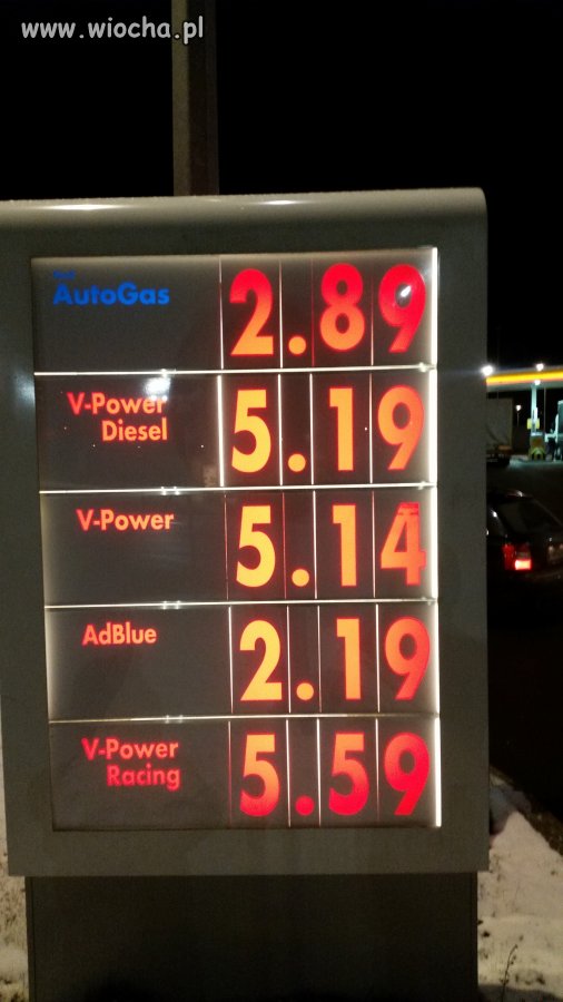 Lichwa na shelu przed Świeckiem