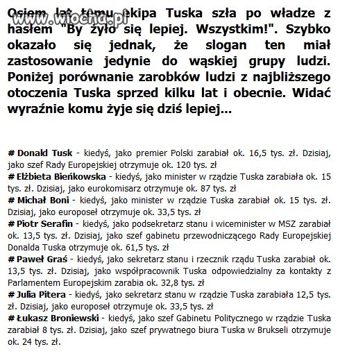 By żyło się lepiej! Tylko komu? Jeszcze Nowak