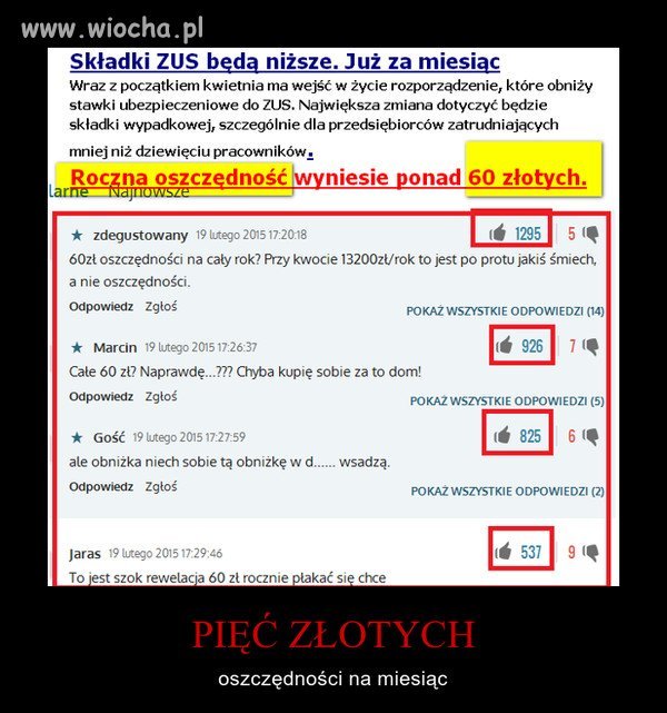 ZUS i jego niższe składki
