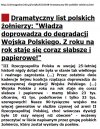 Żołnierzu, sejm ma cię w du...żym poważaniu