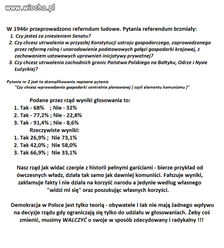 Fałszerstwa rządu...