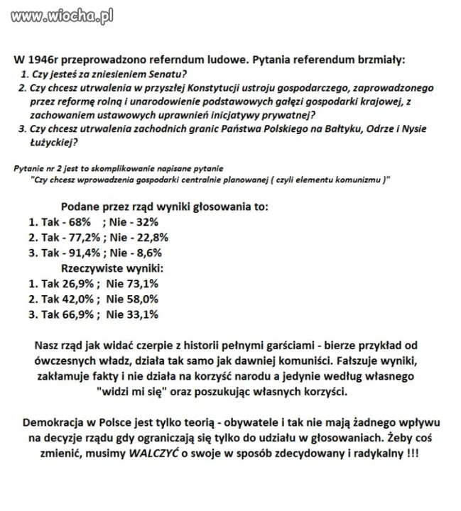Fałszerstwa rządu...