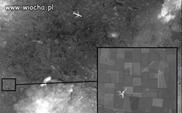 Zdjęcie z satelity, co zestrzeliło Boeinga Malezii