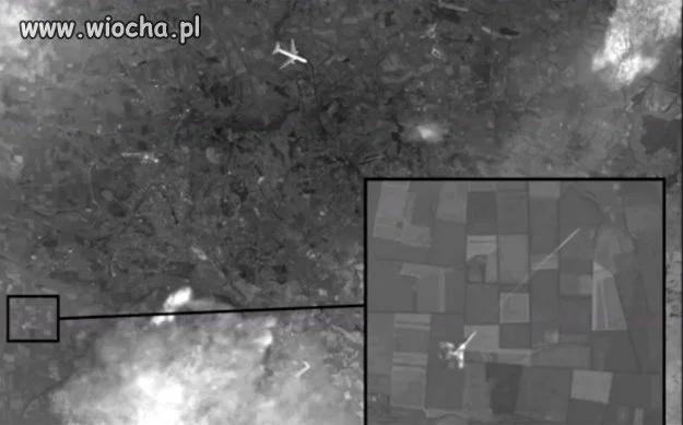 Zdjęcie z satelity, co zestrzeliło Boeinga Malezii