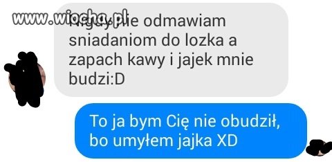 Zapach kawy i jajek