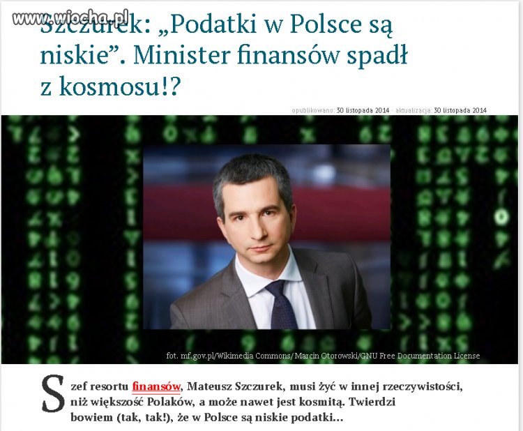 Podatki w Polsce są za niskie