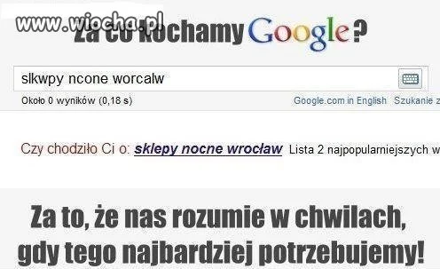 Za co kochamy Google?