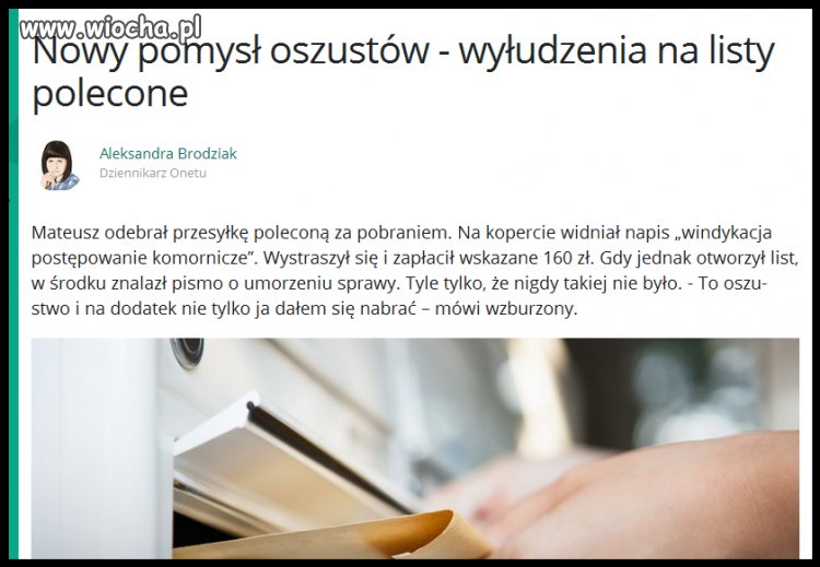 Wstawka ku przestrodze 
