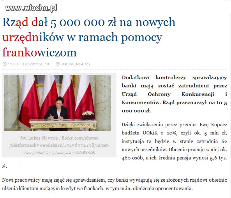 Zwiększanie biurokracji za nasze pieniądze