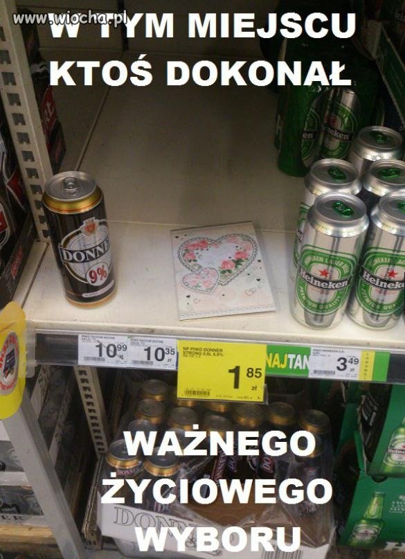 Ważny życiowy wybór