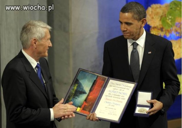 Czy ktoś mi wytłumaczy za co Obama dostał...