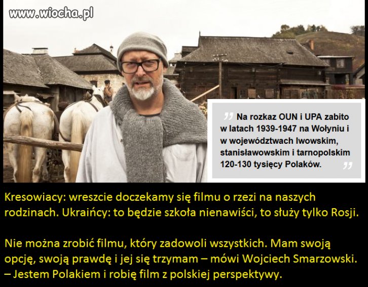 Drodzy Ukraińcy Smarzowski tylko reżyseruje