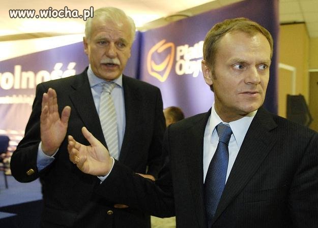 Olechowski, jeden z założycieli Platformy...