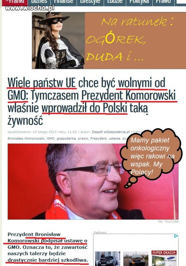 Większość unika GMO, ale lobby PSL ma...