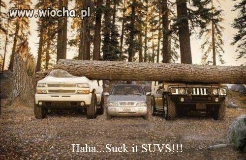 Suck it suvs