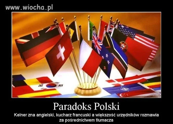 No, I don't speak English