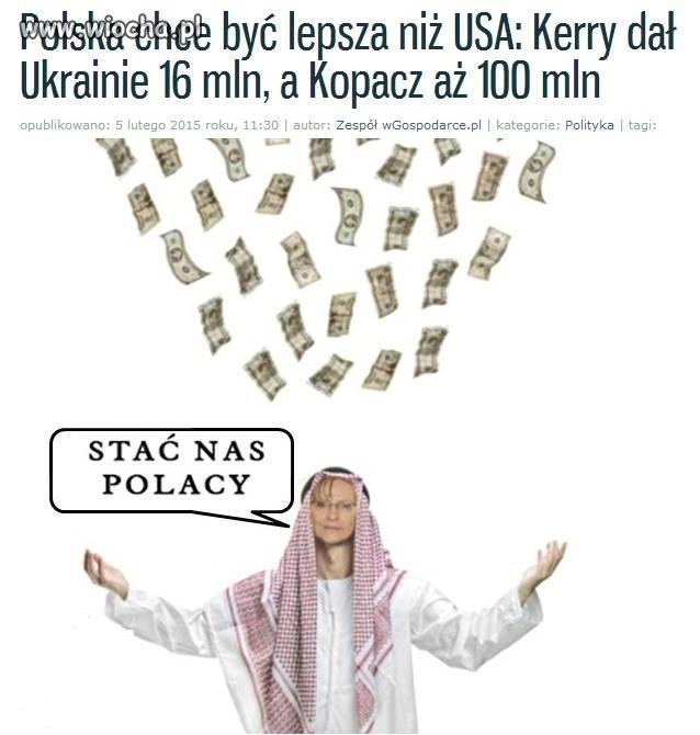 Dla Polaków to nie ma, a na ukraińców się znajdzie