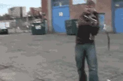 Chce być ninja.