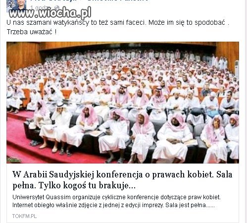 Obrona praw kobiet.