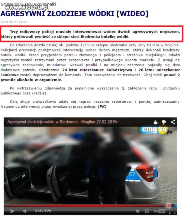 Trzy radiowozy