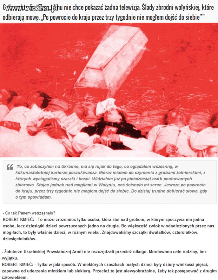 A dlaczego żadna tv nie chce tego pokazać?
